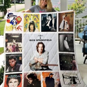 Rick Springfield Quilt Blanket M100603  Quilt